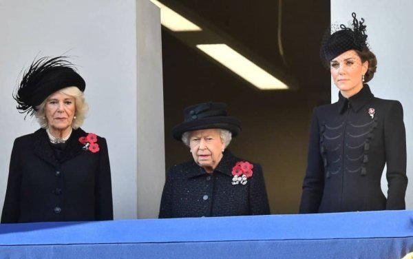 Kate And Meghan Pay Their Respects At Remembrance Sunday Ceremony