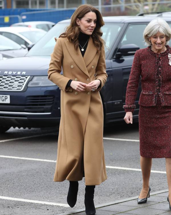 Duchess Kate Arrives At Cardiff Baby Sensory Class