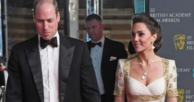 Prince William And Kate Arrive At BAFTAs 2020