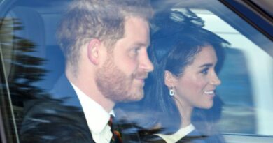 Harry And Meghan Join The Queen For Chruch Service