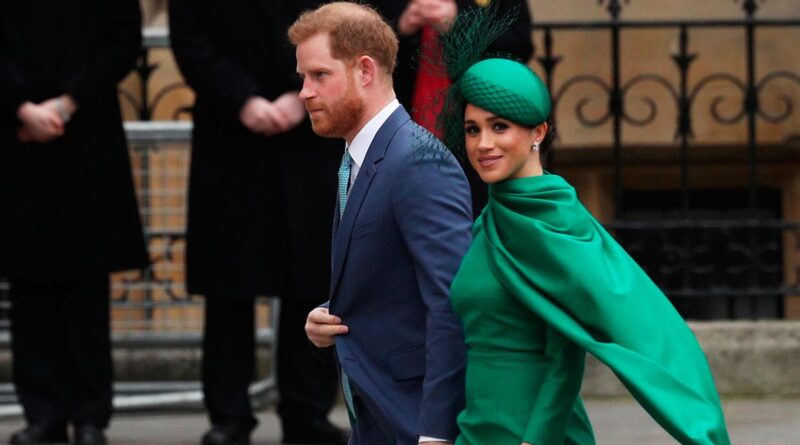 Prince Harry and Meghan Markle at Commonwealth Day service at Westminster Abbey