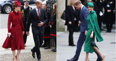 William, Kate, Harry And Meghan Arrive For Commonwealth Service