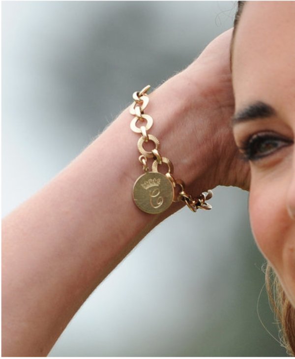 Kate Middleton weanig Charm Bracelet