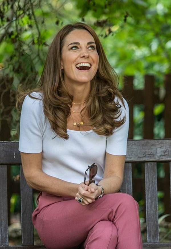 Kate Middleton, Duchess of Cambridge at a park 