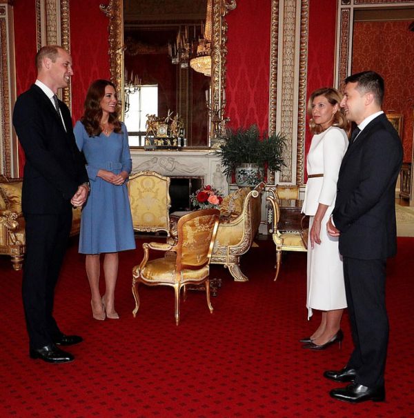 Prince William And Kate Welcome Ukraine’s President And First Lady At Buckingham Palace