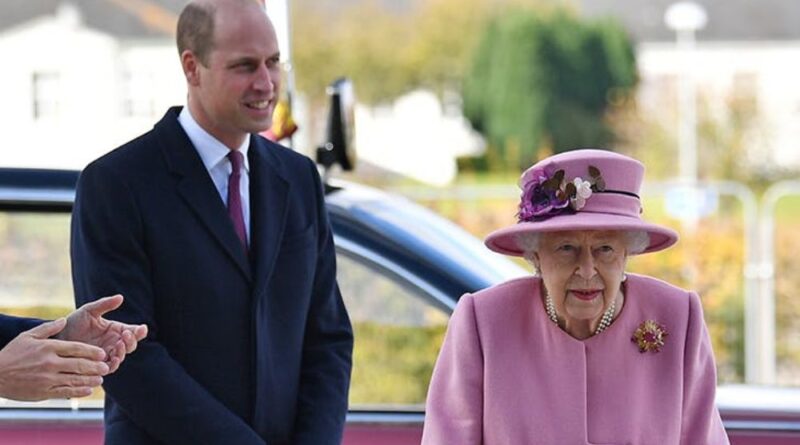 Prince William and the Queen