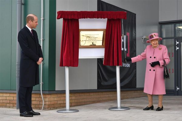 Prince William and the Queen