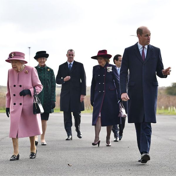 Prince William and the Queen