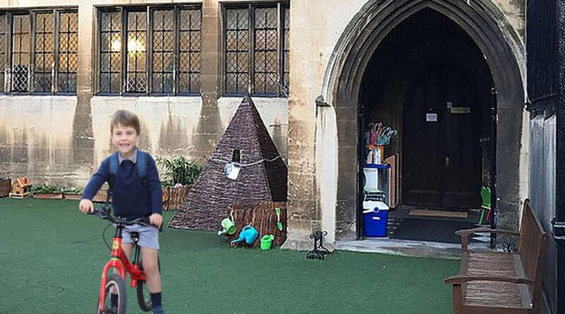 PRINCE LOUIS HAS JUST STARTED GOING TO NURSERY