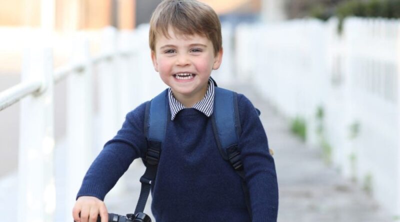 Prince Louis Bikes To School In New Photo Released For Third Birthday