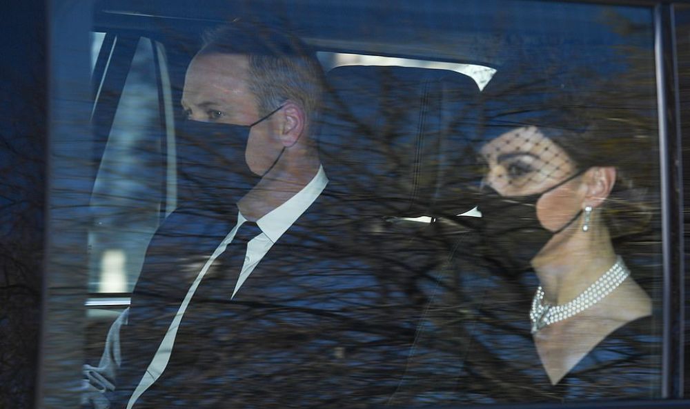 Prince William And Kate Arrive For Prince Philip’s Funeral