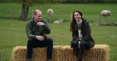 Prince William And Kate Ride Tractors During Farm Visit
