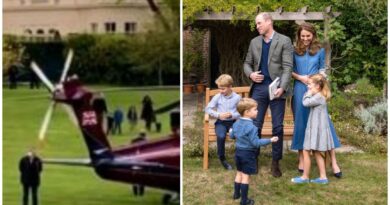 The Cambridges were spotted at Kensington Palace