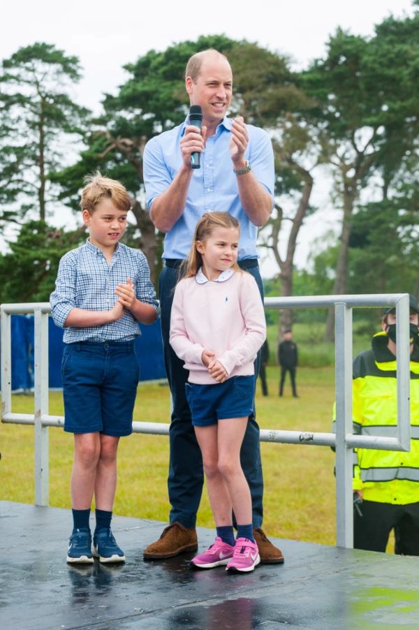 George And Charlotte Join Dad William To Kick Off A Half Marathon