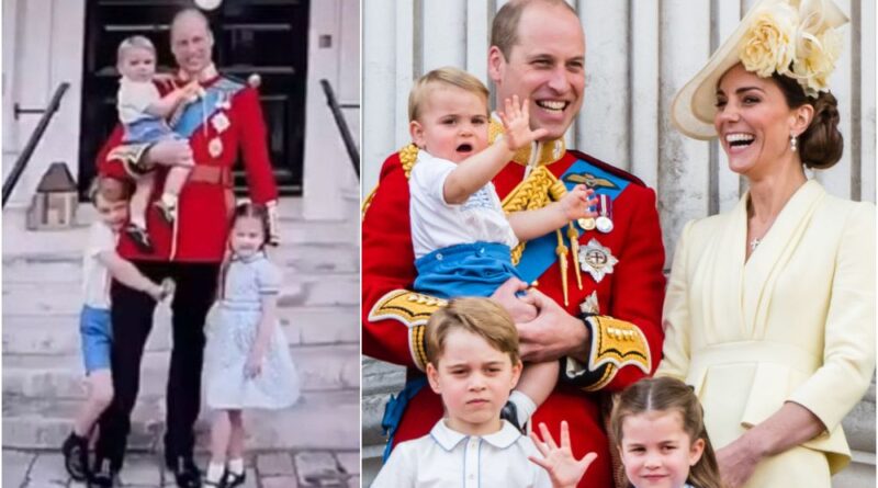 Kate Shares Unseen Snap Of William And The Kids To Mark Father’s Day