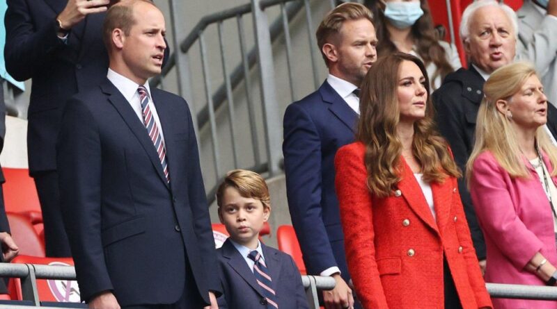 Prince George Joins Prince William And Kate For Euro Championships 2021