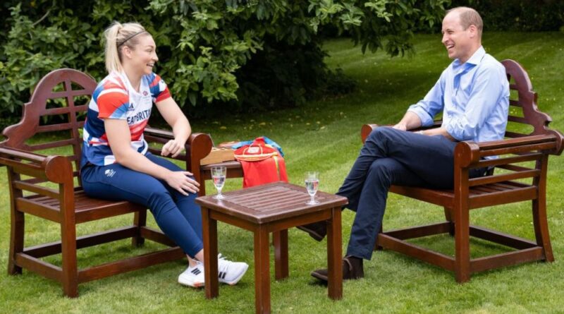 Prince William surprises Team GB's Lauren Price 1