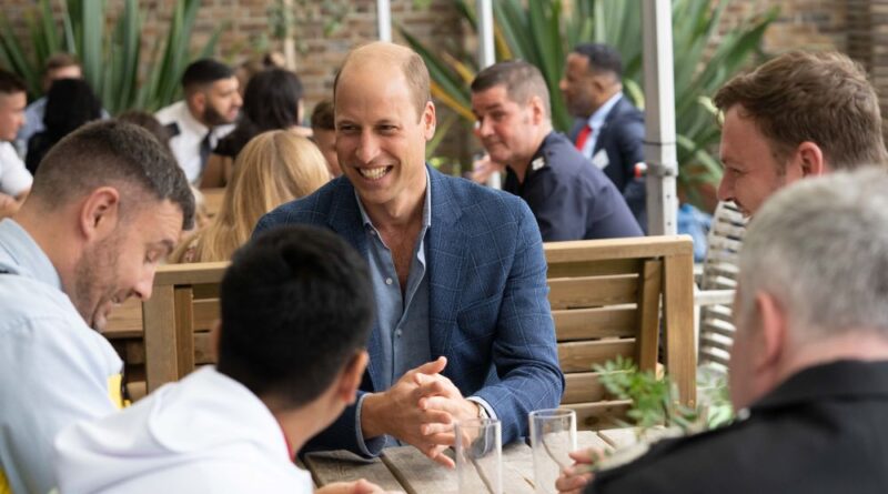 PRINCE WILLIAM MEETS WITH FANS DURING FIRST OUTING AFTER THE SUMMER BREAK