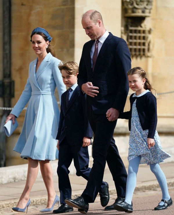 Prince George And Princess Charlotte Make Surprise Appearance At Easter Church Service