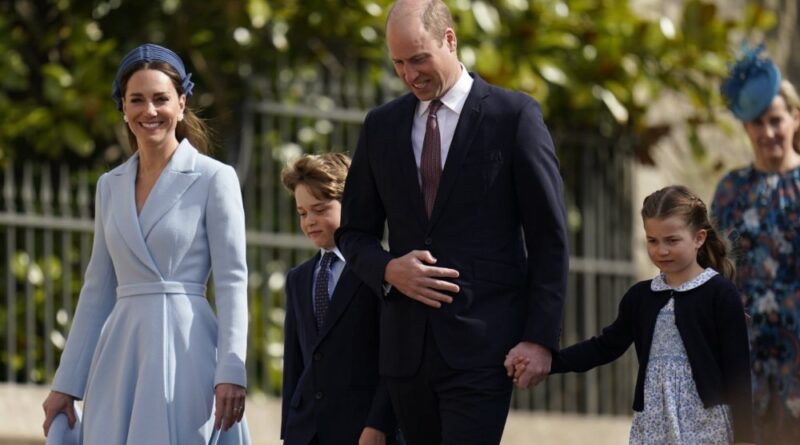 Prince George And Princess Charlotte Make Surprise Appearance At Easter Church Service