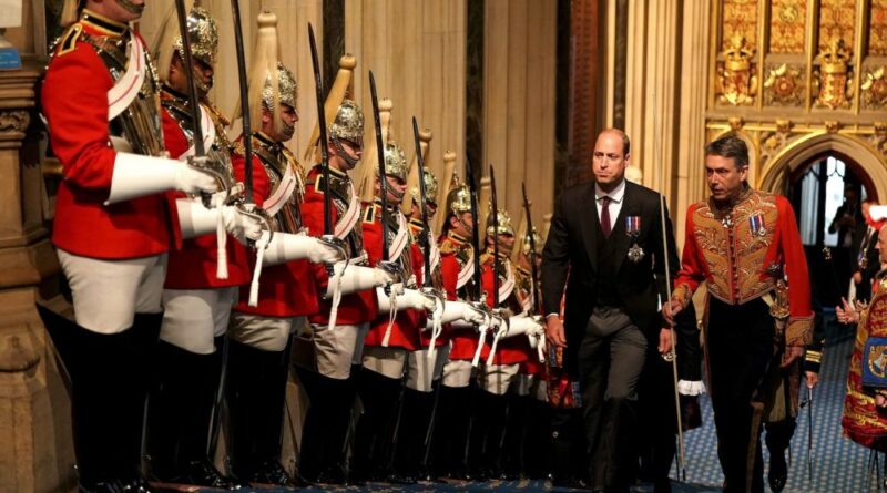 Prince William join in the State Opening of Parliament