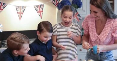 George, Charlotte And Louis Bake Cakes In New Video