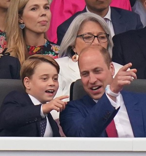 Prince George And Princess Charlotte Attend Platinum Jubilee Concert At Buckingham Palace