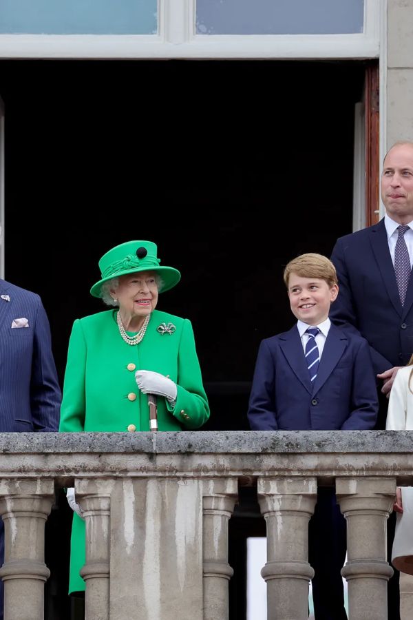 Why Prince George was positioned next to the Queen