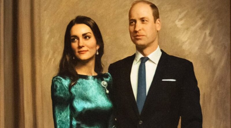 Prince William and Kate portrait