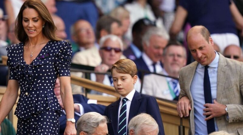 Prince George Makes First Time Appearance At Wimbledon William Kate