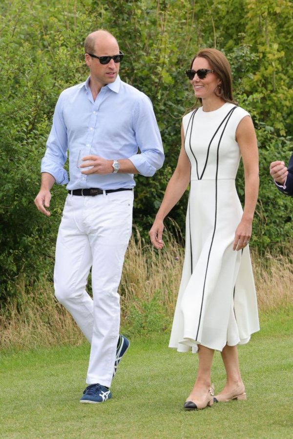 Prince William And Kate Joined By Special Guest Attend Polo Match dog Orla