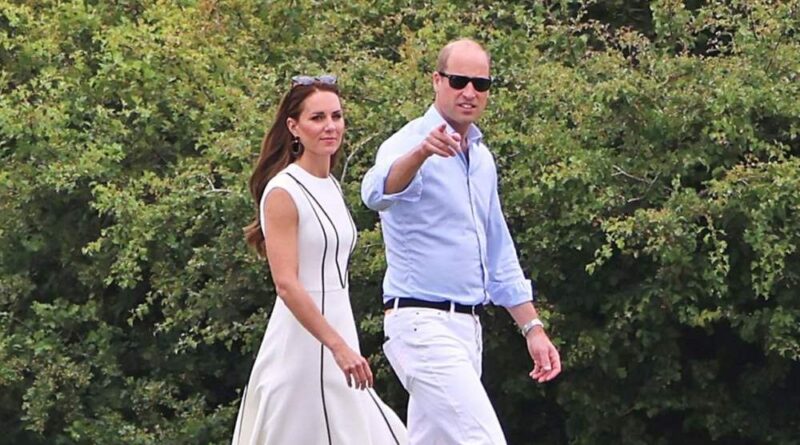 Prince William And Kate Joined By Special Guest Attend Polo Match dog Orla
