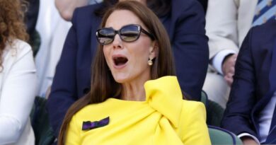The Duchess of Cambridge at Wimbledon to watch the ladies' final