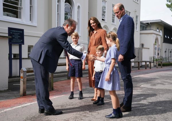 Prince George, Princess Charlotte And Prince Louis Head Off To Their New School Lambrook