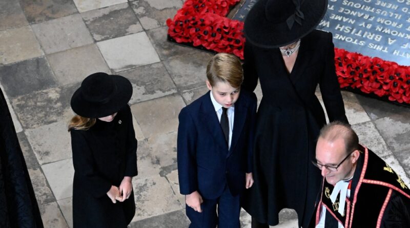 Prince George and Princess Charlotte attended Queen Elizabeth’s funeral alongside with Princess of Wales