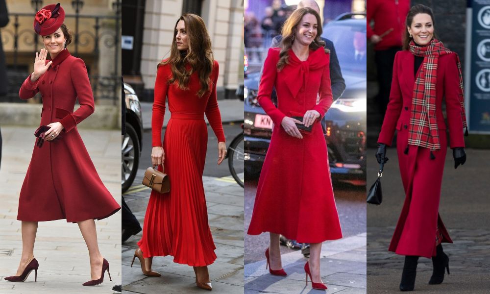 Why Does Princess Kate Wear Often Red?