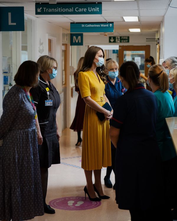 Princess of Wales made an unexpected visit to the Royal Surrey County Hospital
