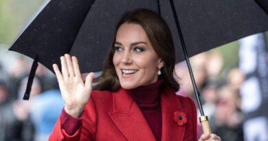 Princess Kate Braves The Rain To Cheer On England In Rugby League World Cup Match