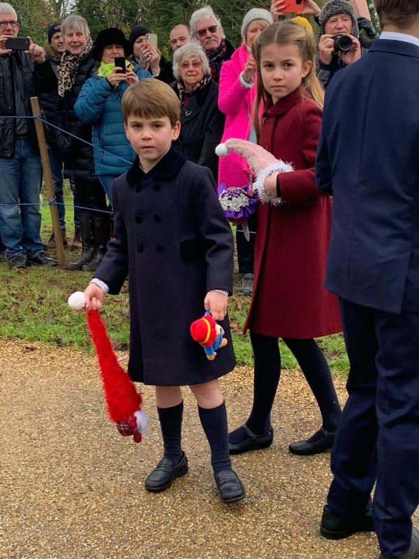 Prince Louis and Princess Charlotte receive Christmas gifts