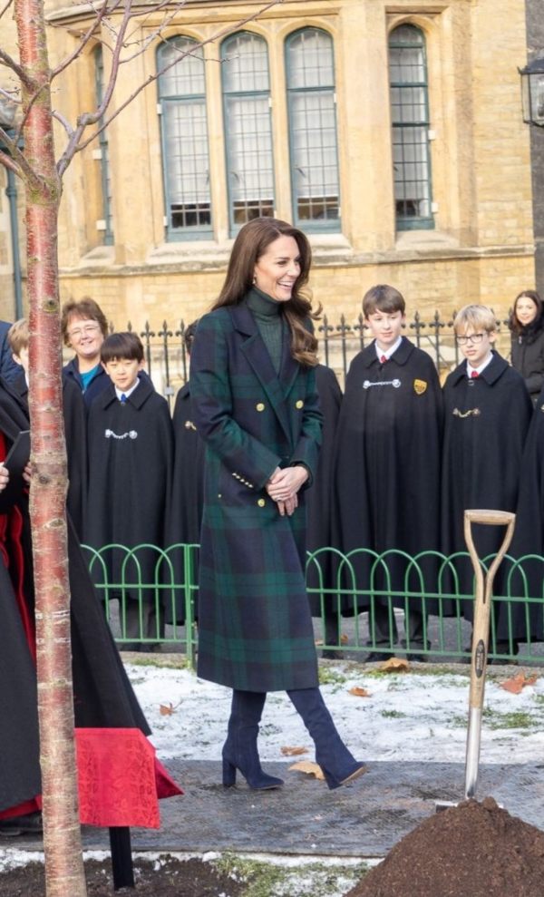 Princess Kate Plants A Tree In Honour Of The Late Queen At A Special Spot 