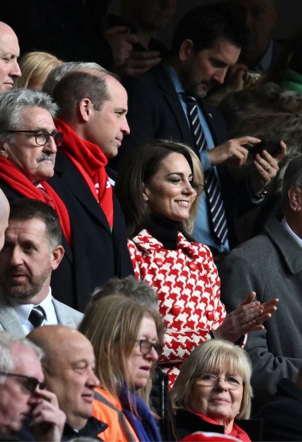 Prince William And Kate Watch England And Wales Go Head-to-head 