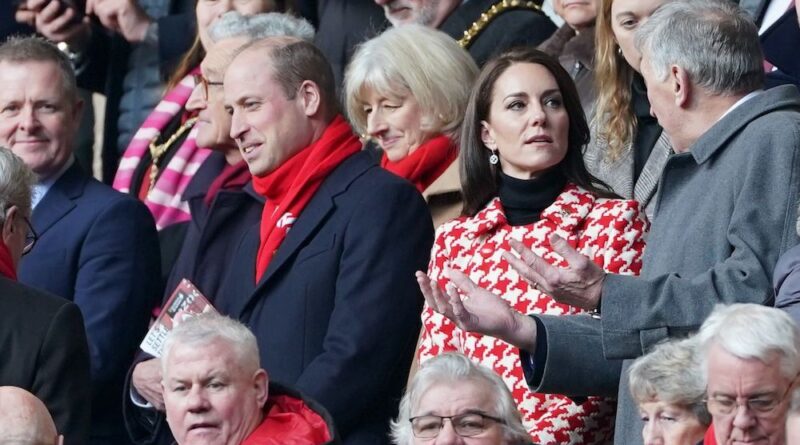 Prince William And Kate Watch England And Wales Go Head-to-head 
