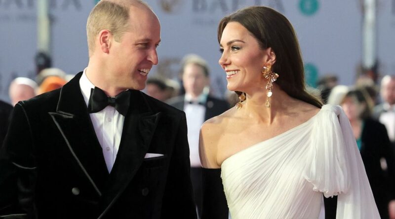 VIDEO_ Cheeky Moment Between William And Kate At BAFTAs 2023