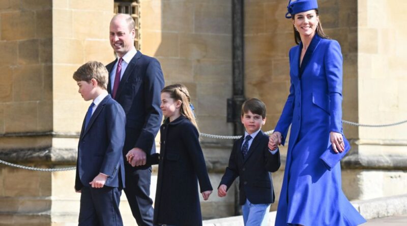 Prince Louis Joins The Royals For His First Easter Church Service William Kate George CharlottePrince Louis Joins The Royals For His First Easter Church Service William Kate George Charlotte