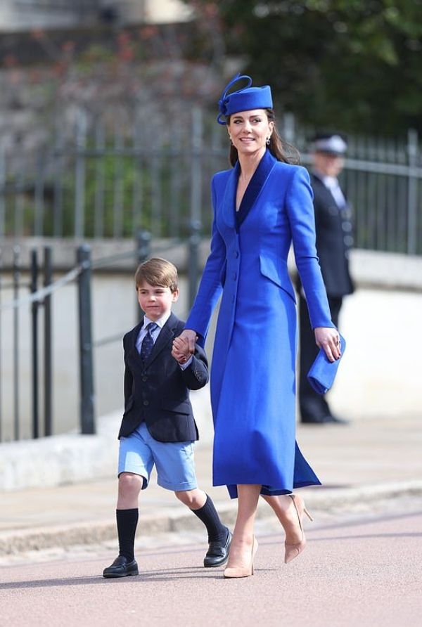 Prince Louis Joins The Royals For His First Easter Church Service