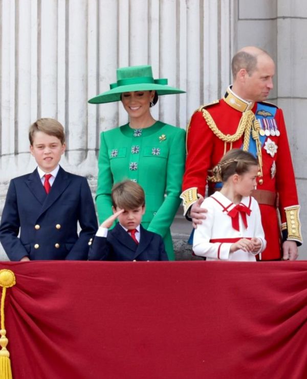 Prince Louis Up To Mischief Again As He Entertains Watchers At Trooping the Colour
