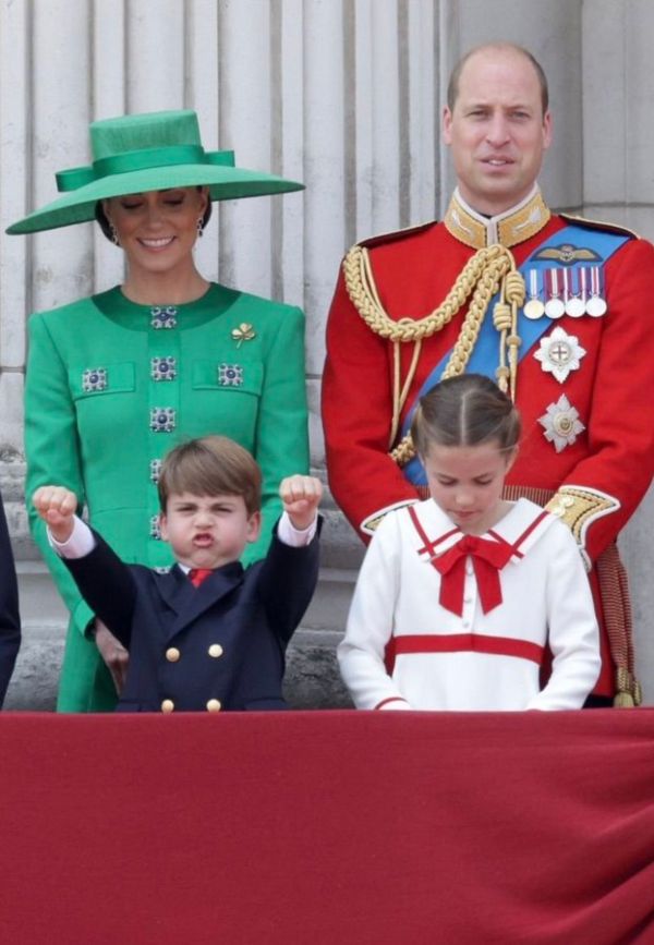 Prince Louis Up To Mischief Again As He Entertains Watchers At Trooping the Colour