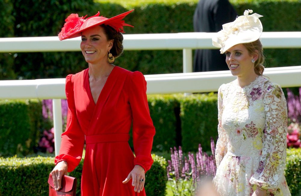 Princess Beatrice with The Princess of Wales