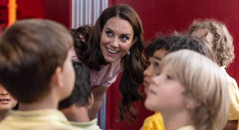 Princess Kate's Five-Word Question Charms Young Tour Guides At Newly Opened Children's Museum