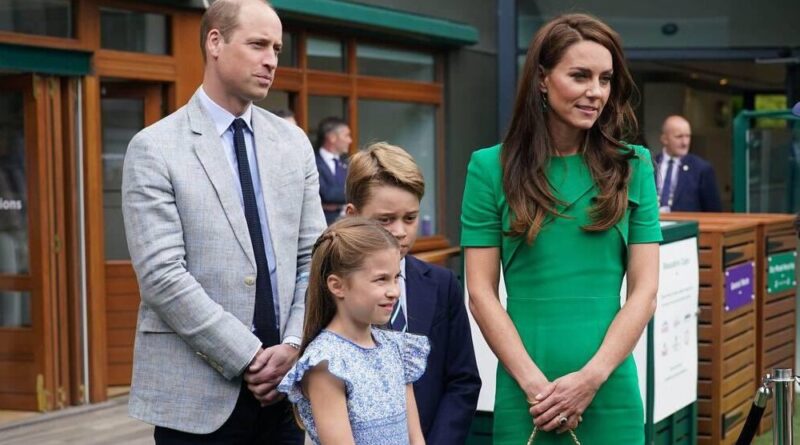 George And Charlotte Join William And Kate For Wimbledon Men's Final